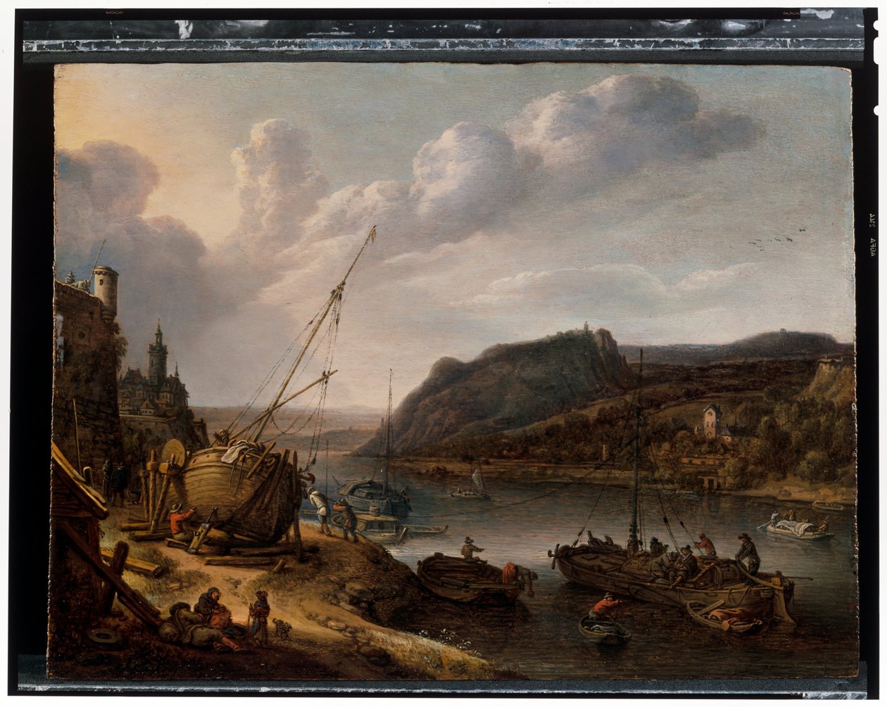 Paesaggio fluviale da Herman the Younger Saftleven