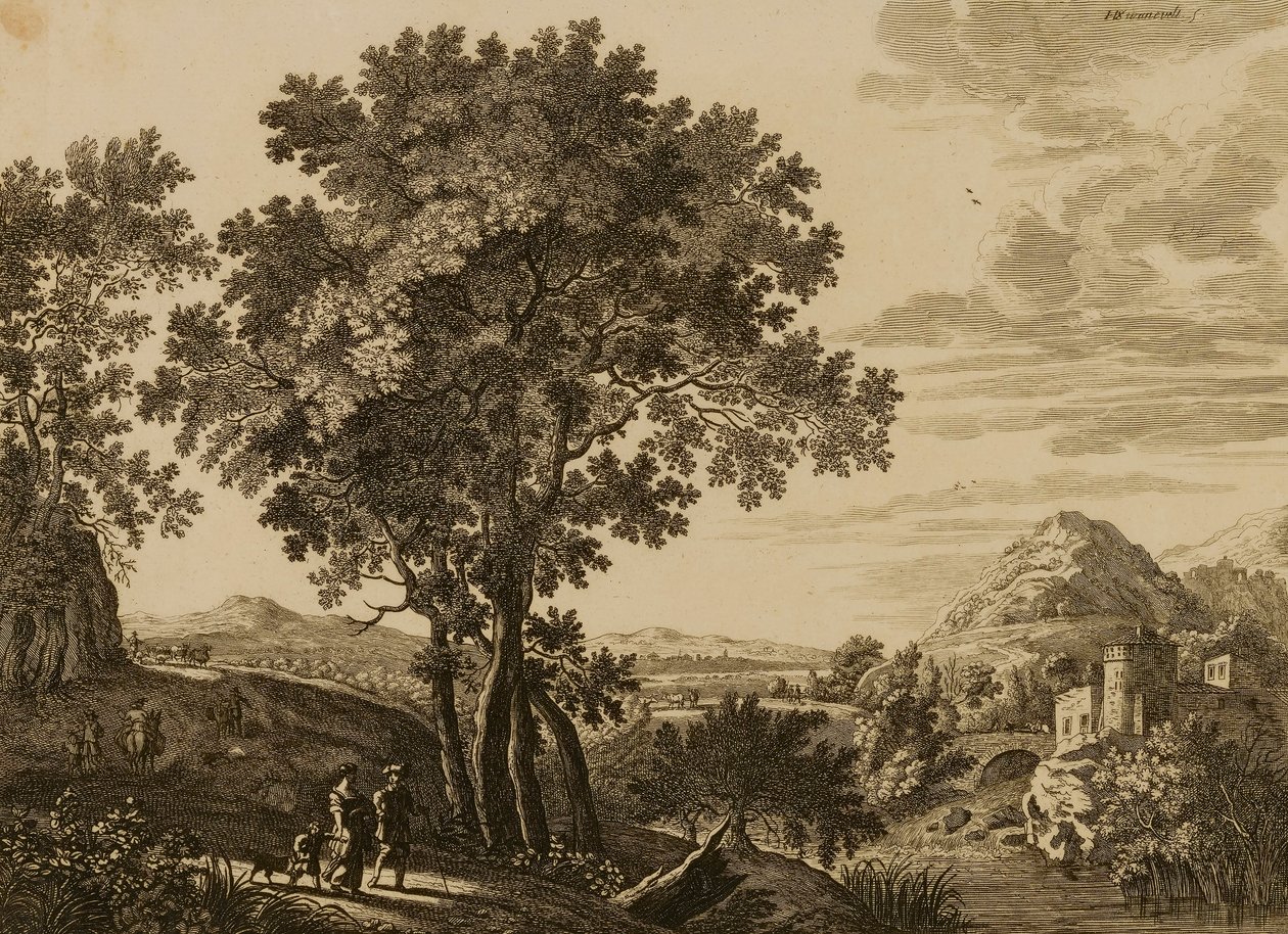 Paesaggio da Herman van Swanevelt