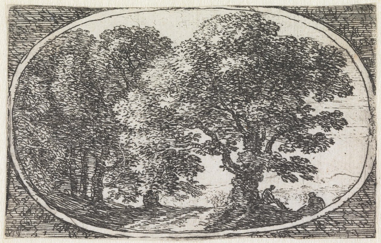 Paesaggio (n. 10 della serie: Variae campestrum fantasiae) da Herman van Swanevelt