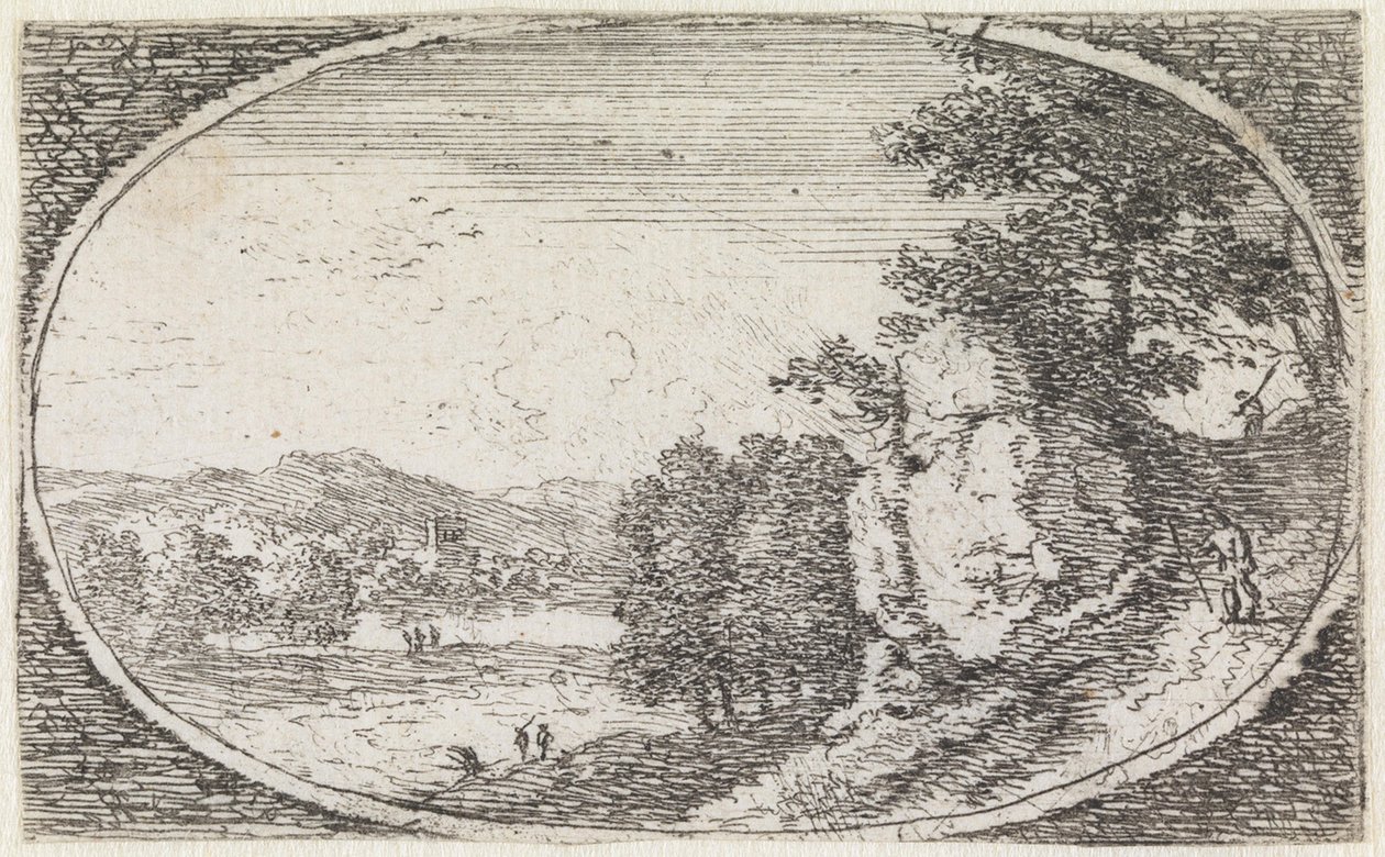 Paesaggio (n. 19 della serie: variae campestrum fantasiae) da Herman van Swanevelt