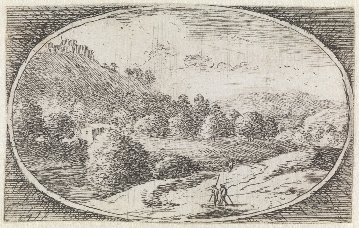 Paesaggio (n. 22 della serie: Variae Campestrum Fantasiae) da Herman van Swanevelt