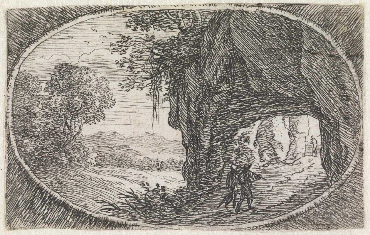 Paesaggio (n. 23 della serie: Variae Campestrum Fantasiae) da Herman van Swanevelt