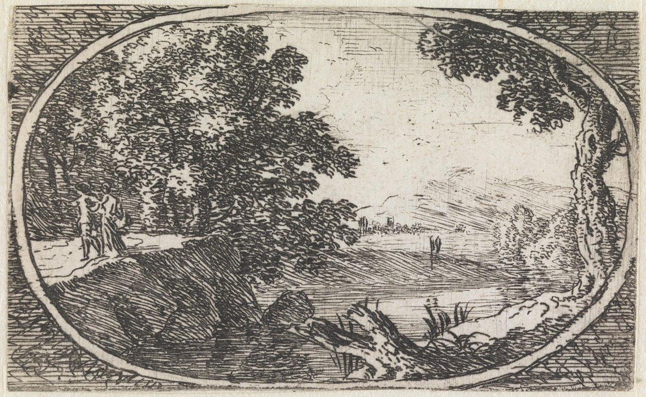 Paesaggio (n. 24 della serie: *variae campestrum fantasiae*) da Herman van Swanevelt