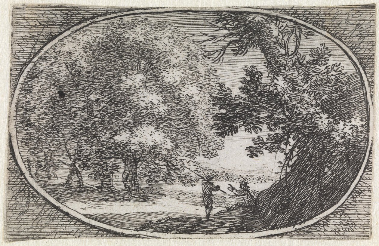 Paesaggio (n. 2 della serie: Variae campestrum fantasiae) da Herman van Swanevelt