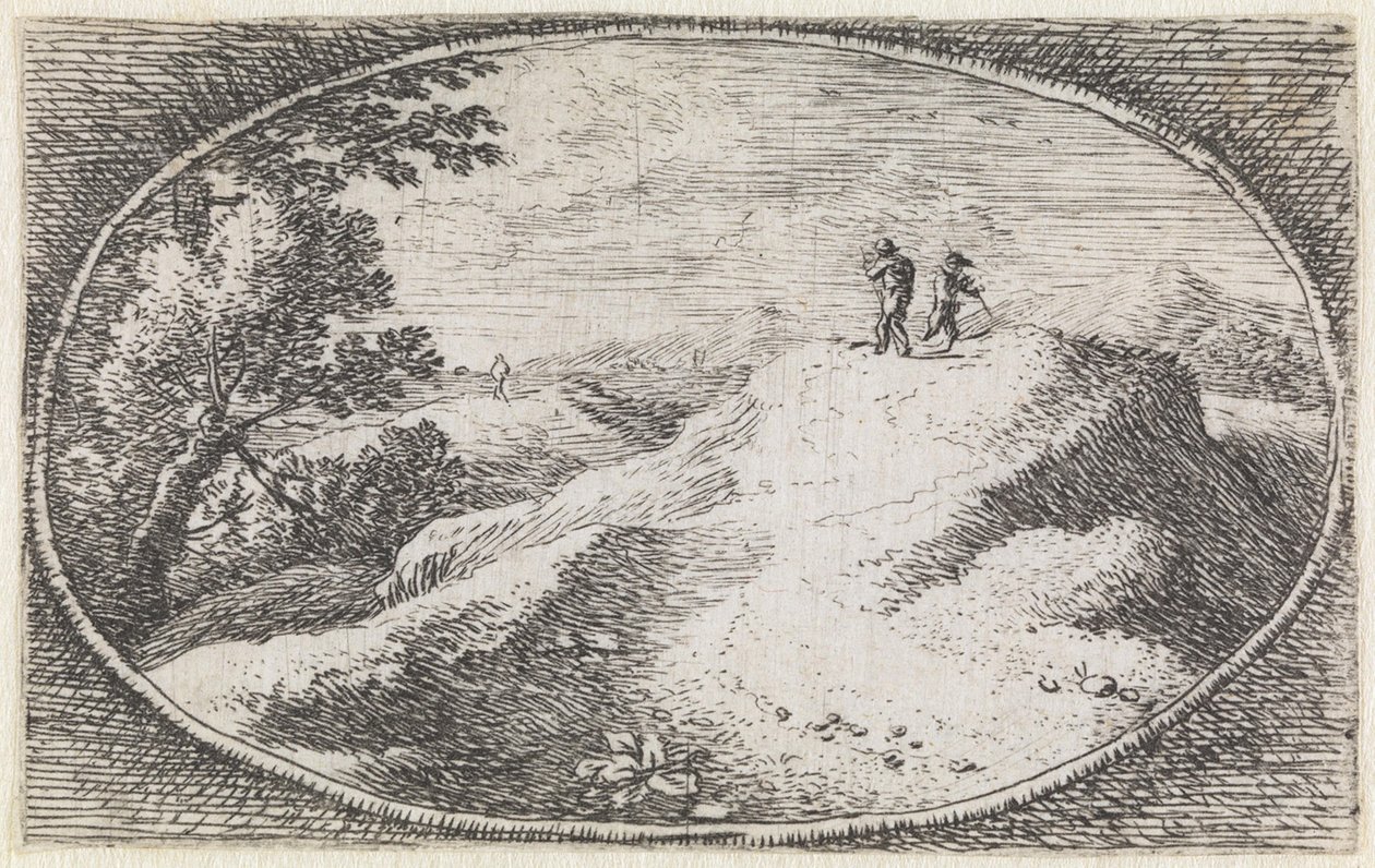 Paesaggio (n. 3 della serie: Varietates campestrium phantasiarum) da Herman van Swanevelt