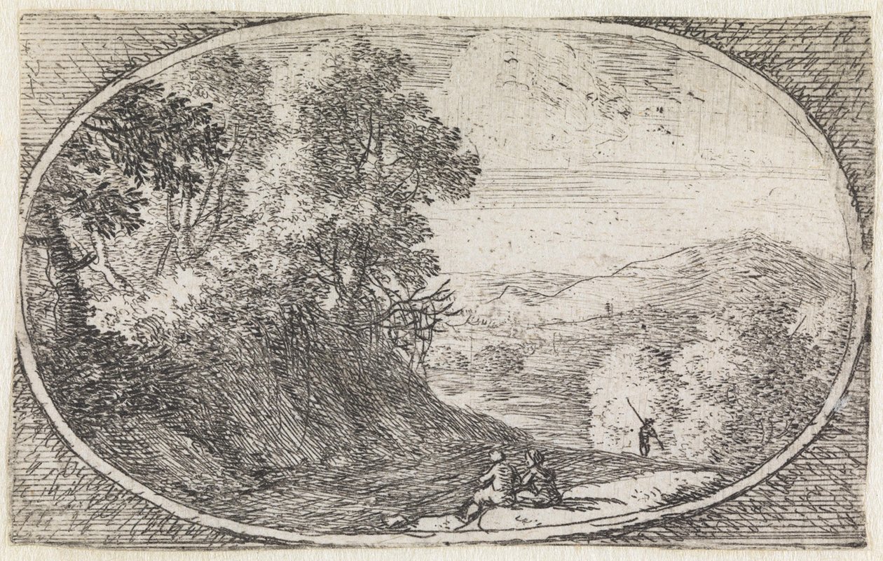 Paesaggio (n. 5 della serie: Variae campestrum fantasiae) da Herman van Swanevelt