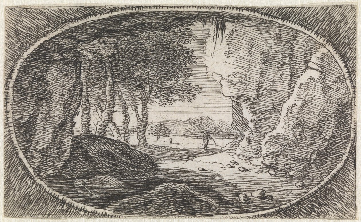 Paesaggio (n. 8 della serie: *variae campestrum fantasiae*) da Herman van Swanevelt