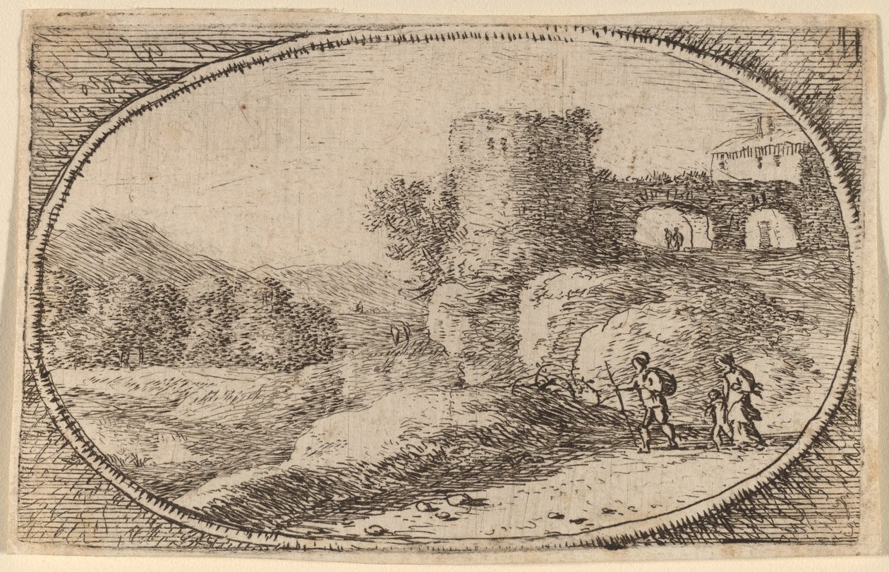 La grande torre rotonda da Herman van Swanevelt
