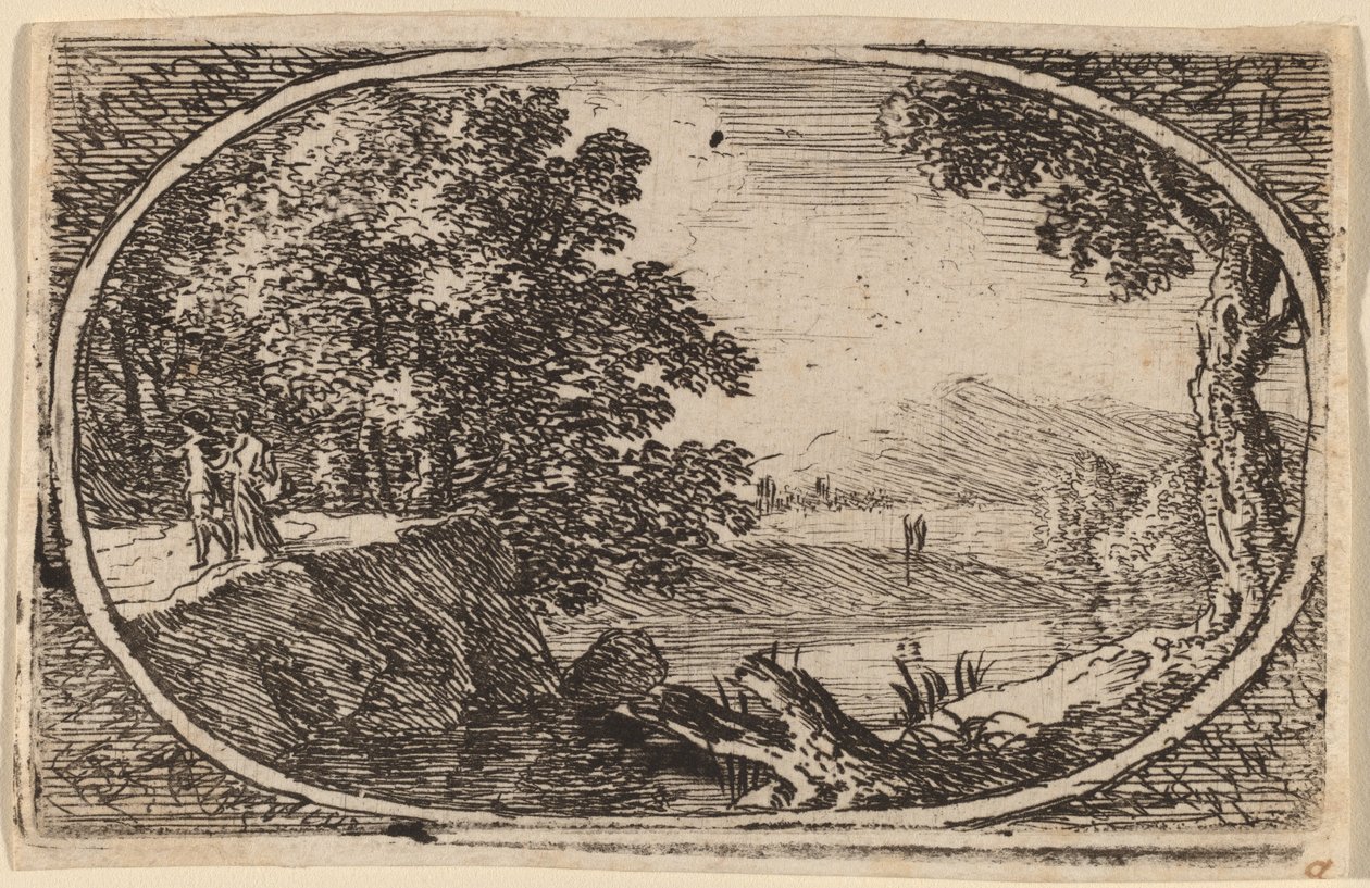 Il ceppo vicino al fiume da Herman van Swanevelt