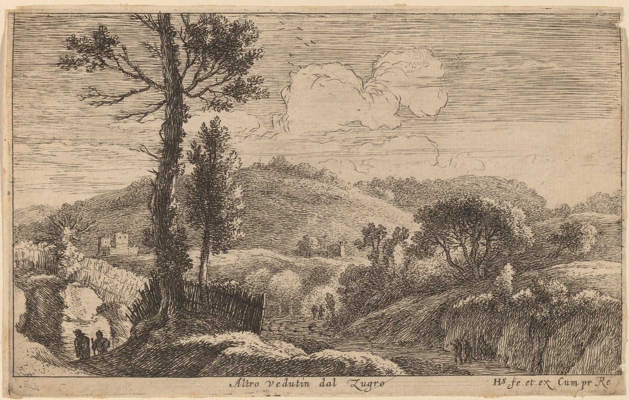 Terza Vista di Zugro da Herman van Swanevelt