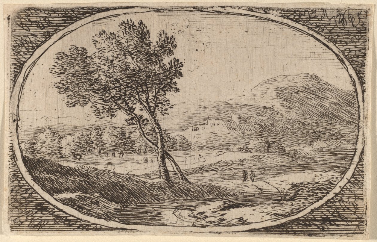 Due alberi con tronchi incrociati da Herman van Swanevelt