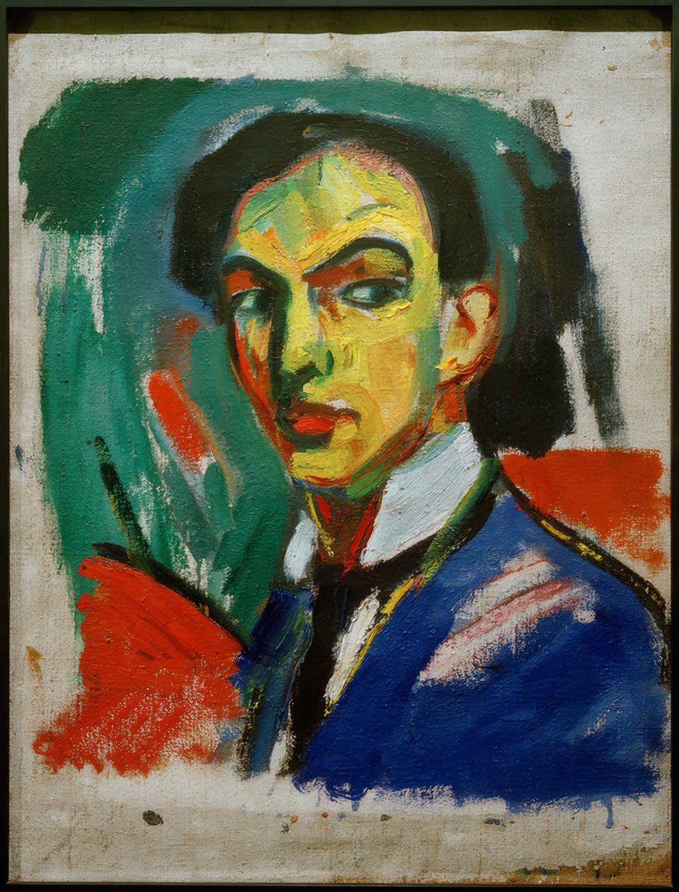 Schizzo di un autoritratto da Hermann Stenner