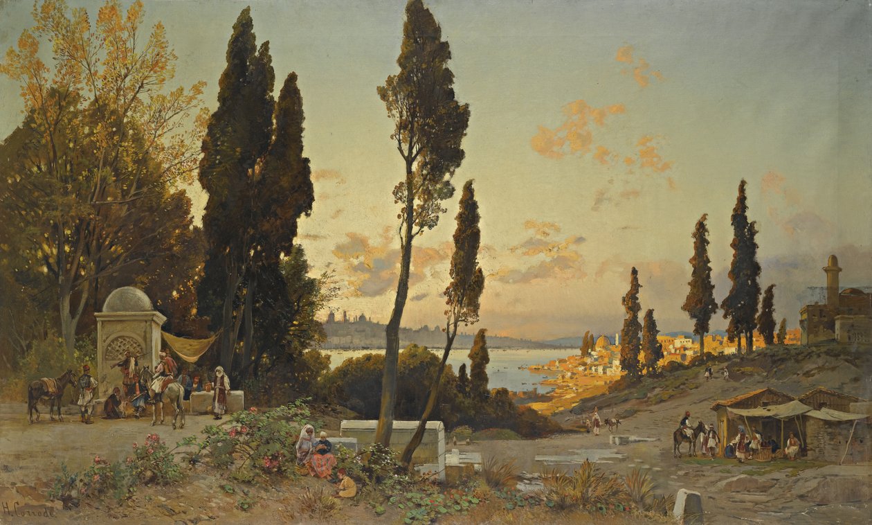 Vedute attraverso il Bosforo, Costantinopoli da Hermann David Salomon Corrodi
