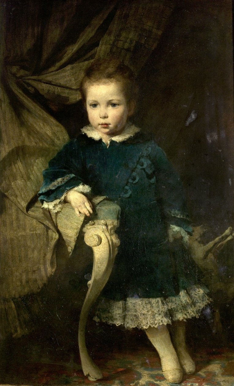 Ritratto di un Bambino, 1874 da Hermann Schneider