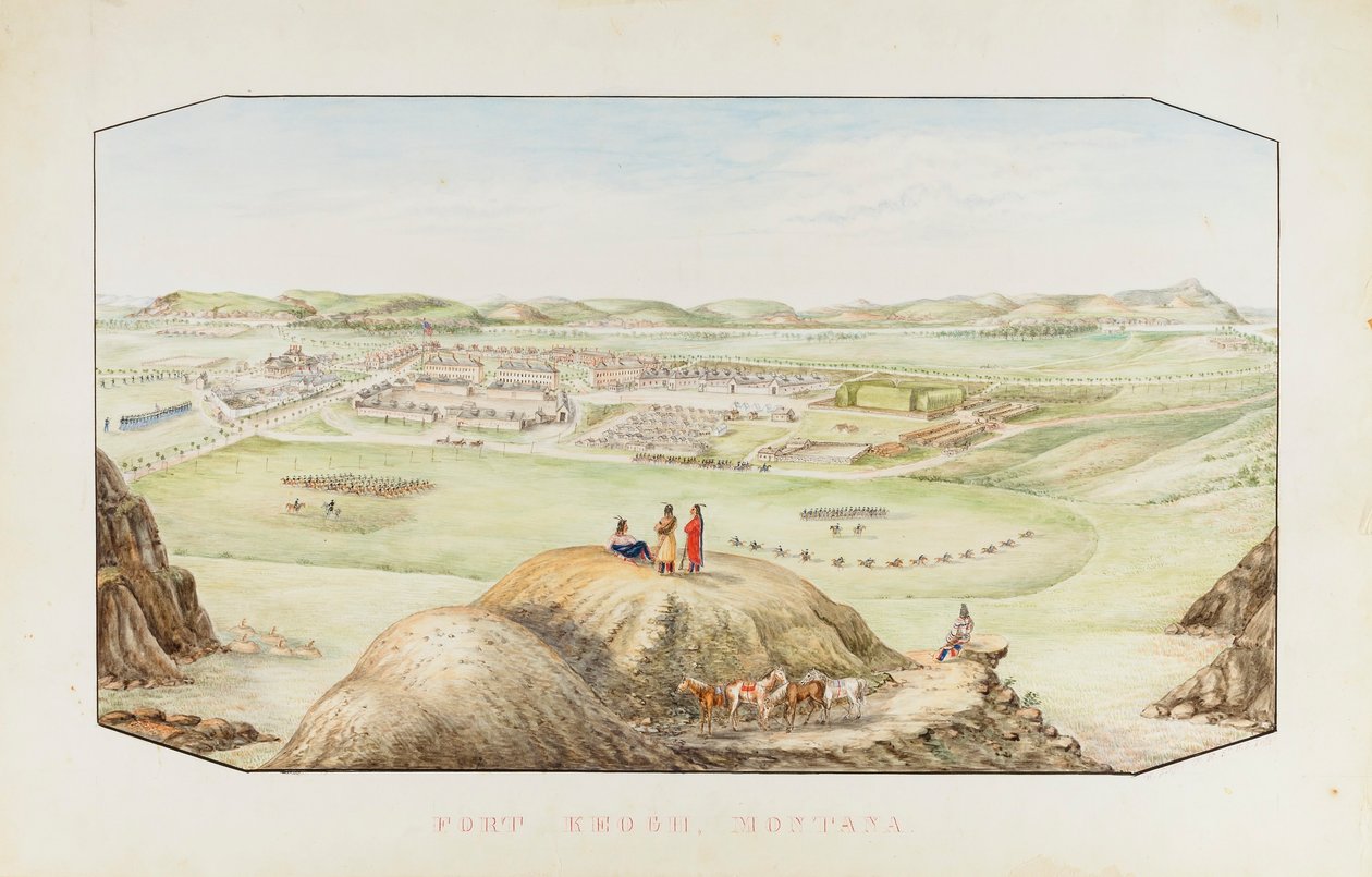 Fort Keogh, Montana Territory da Hermann Stieffel