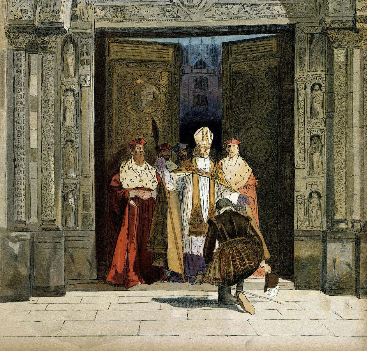 Abiura di Enrico IV (1553-1610) nell