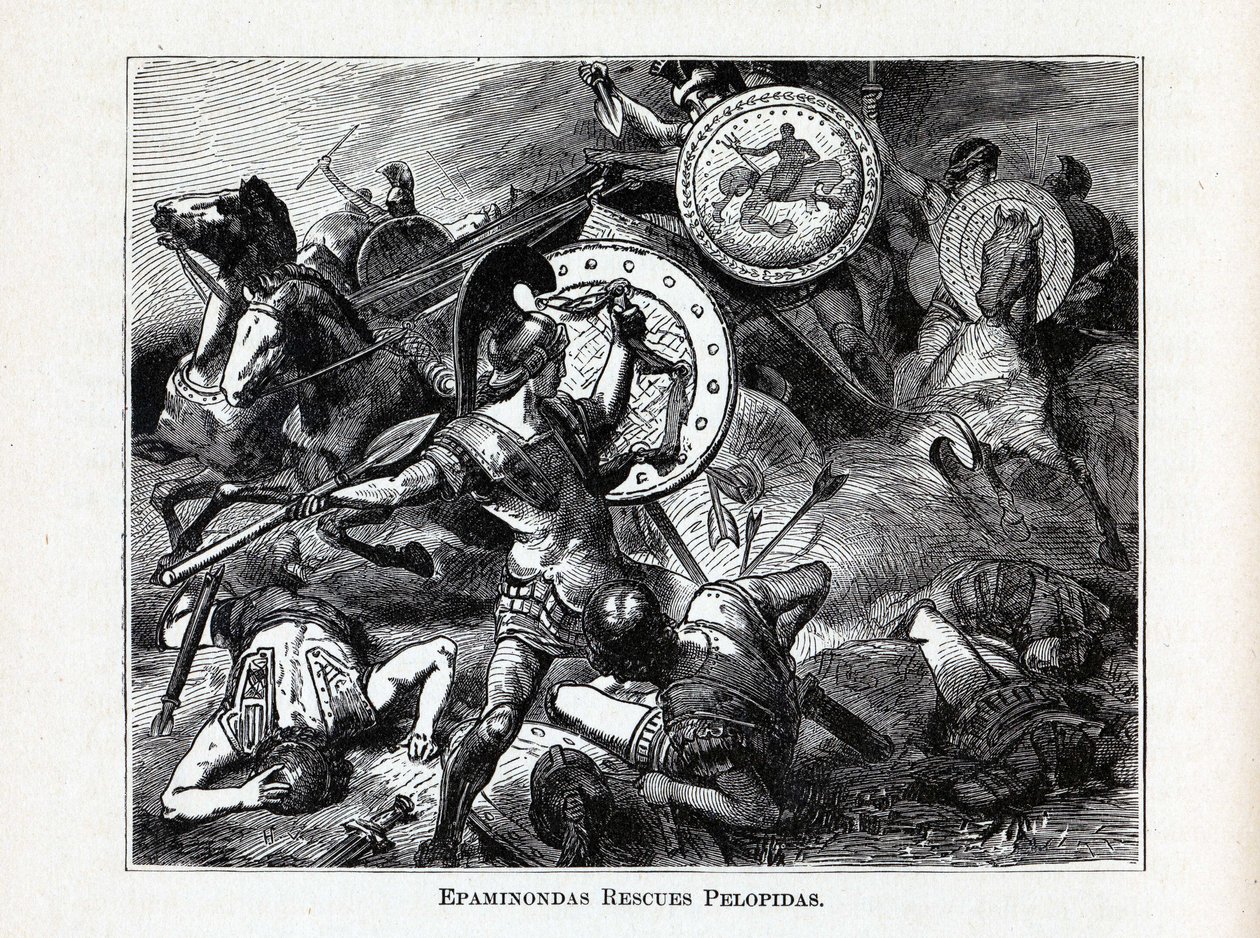 Epaminonda salva Pelopida, 1882 da Hermann Vogel