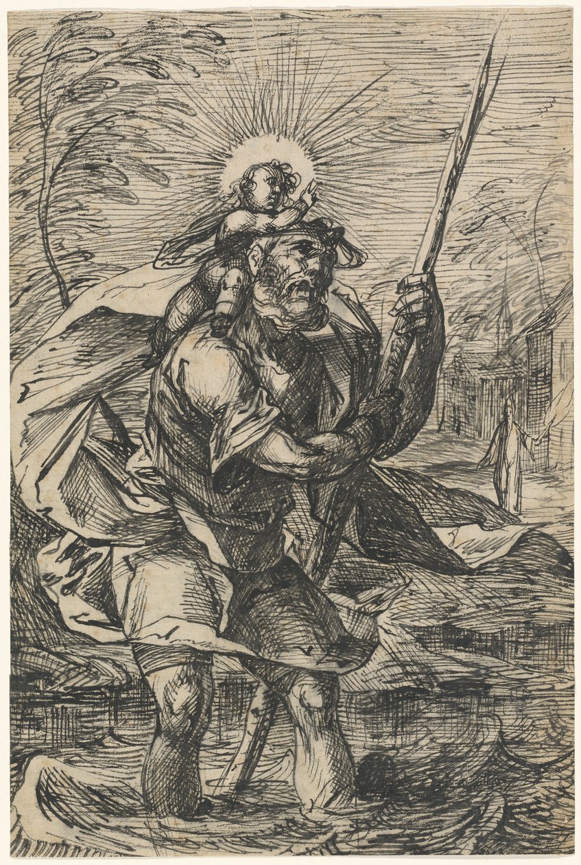 San Cristoforo (recto) da Hermann Weyer