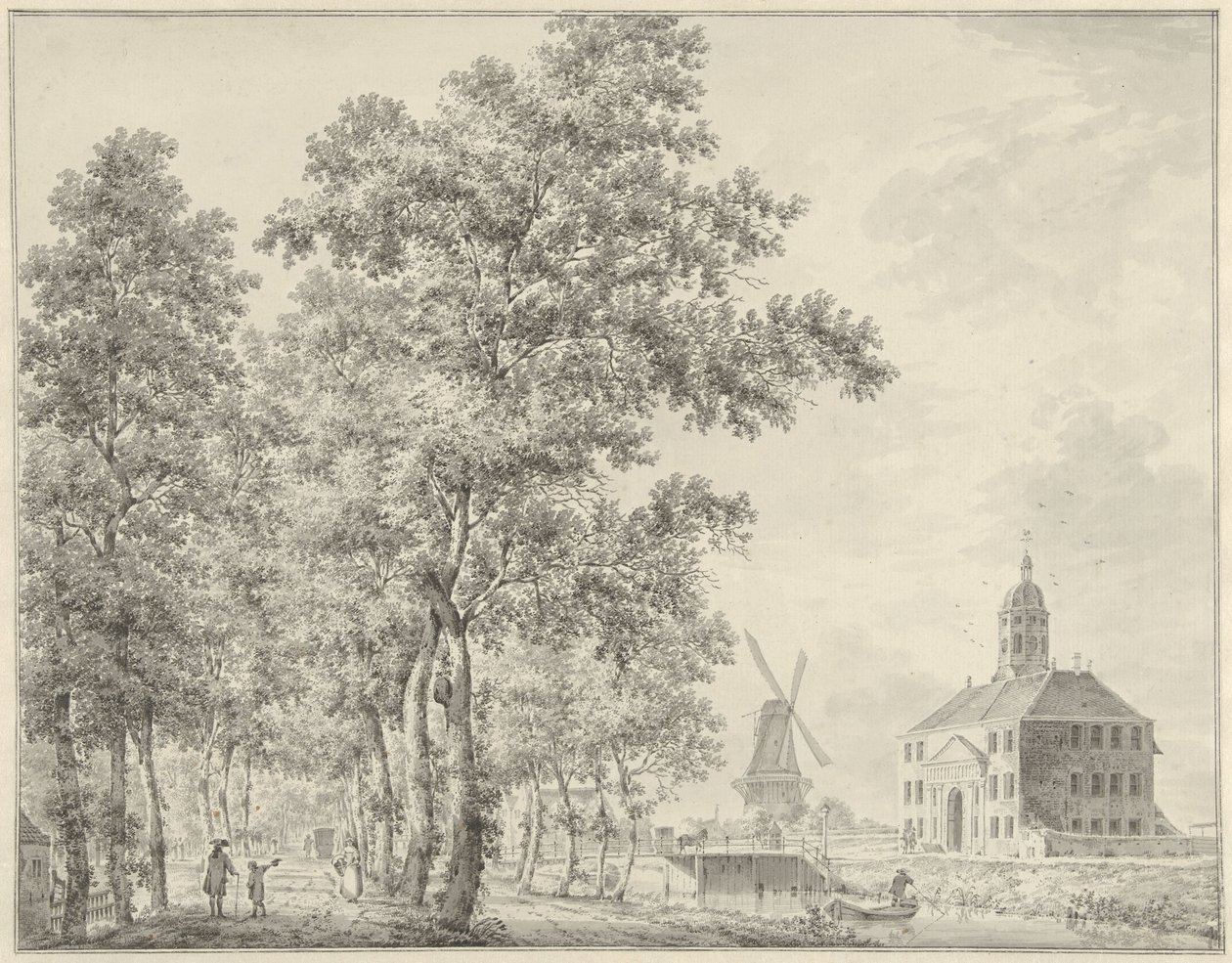 La Porta di Muider ad Amsterdam da Hermanus Petrus Schouten