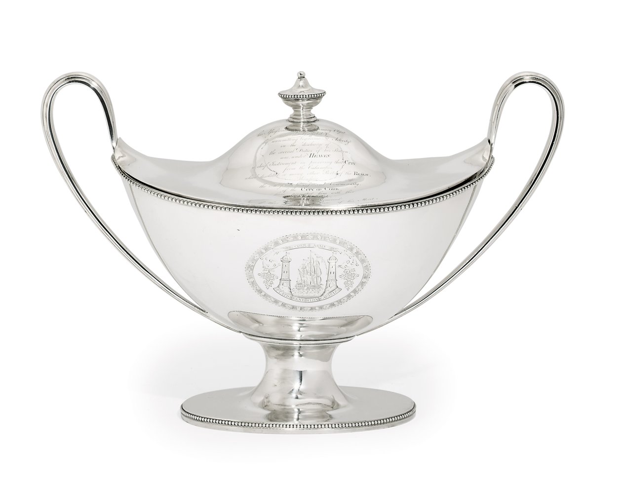 Zuppiera e coperchio di Giorgio III da Hester Bateman