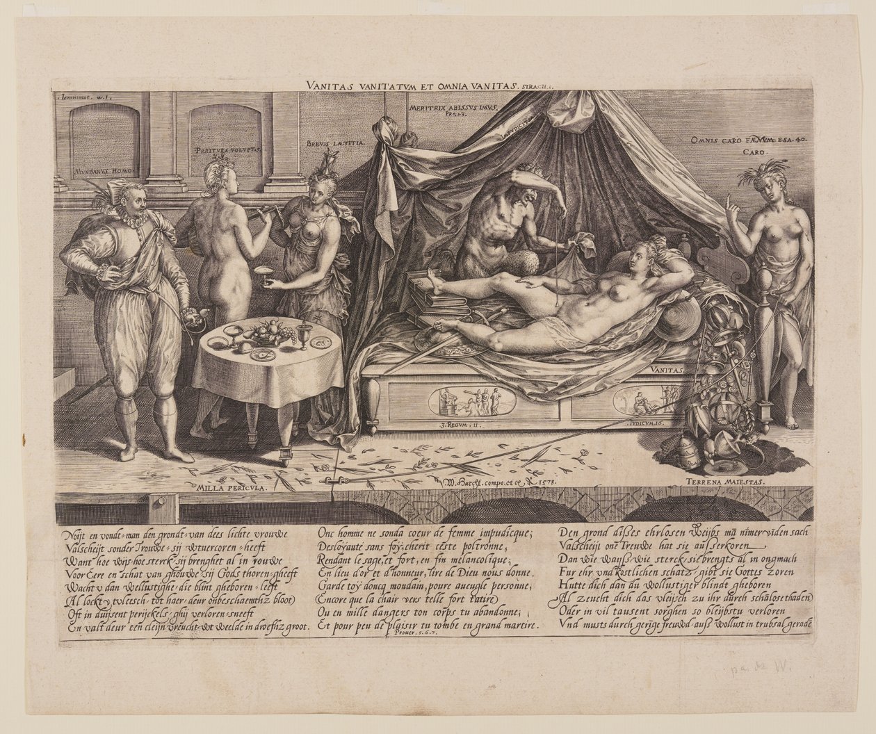 Vanitas da Hieronymous Wierix