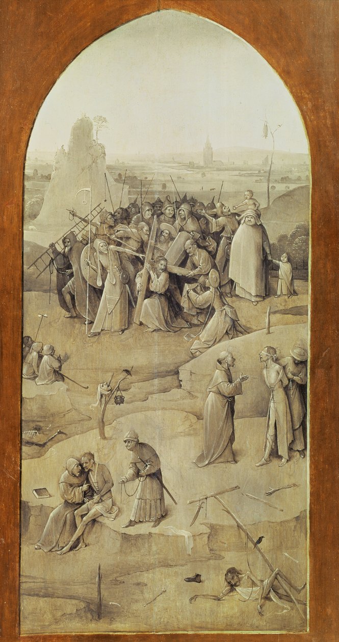 Cristo sulla via del Calvario, dal trittico della Tentazione di Sant