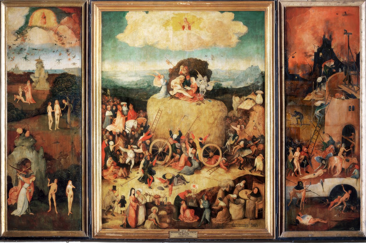 Il carro del fieno da Hieronymus Bosch