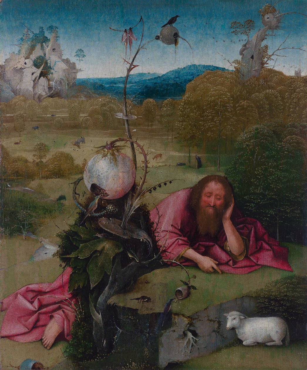 San Giovanni Battista nel deserto da Hieronymus Bosch