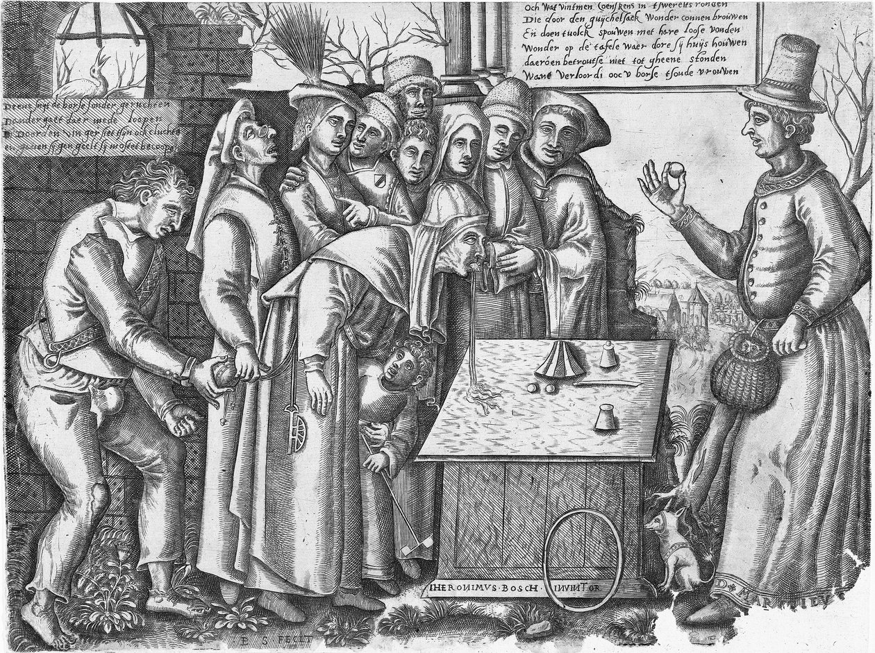 Il prestigiatore da Hieronymus Bosch