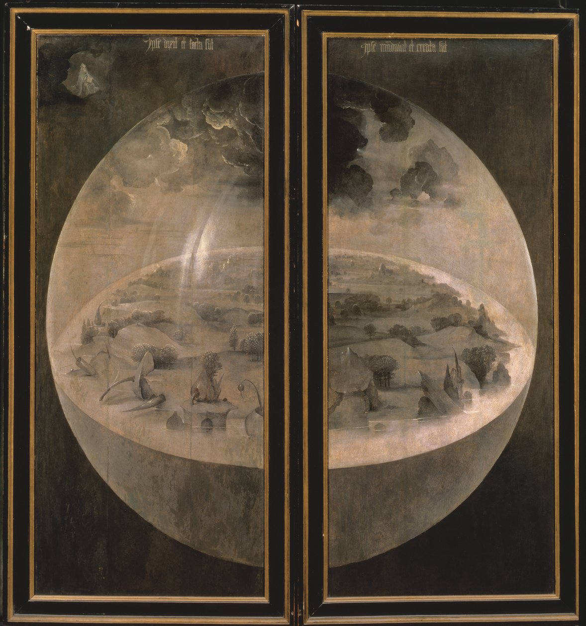 La creazione del mondo, porte chiuse del trittico 