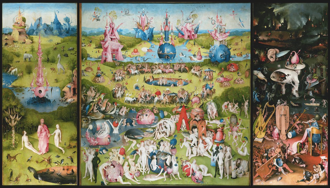 Il giardino delle delizie, 1490-1500 da Hieronymus Bosch