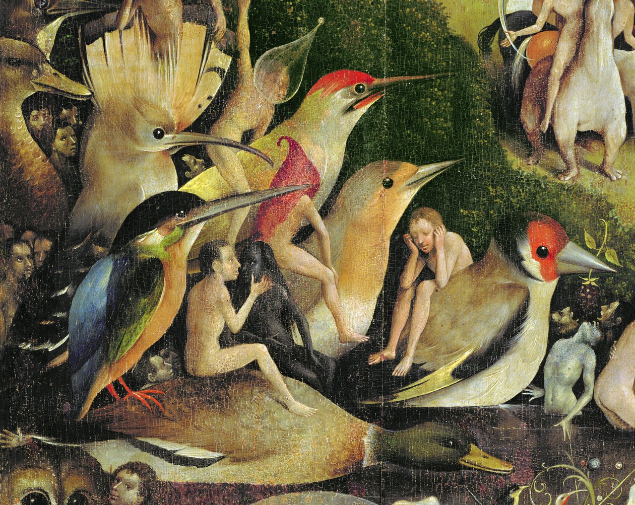 Il Giardino delle Delizie, c.1500 (dettaglio) da Hieronymus Bosch
