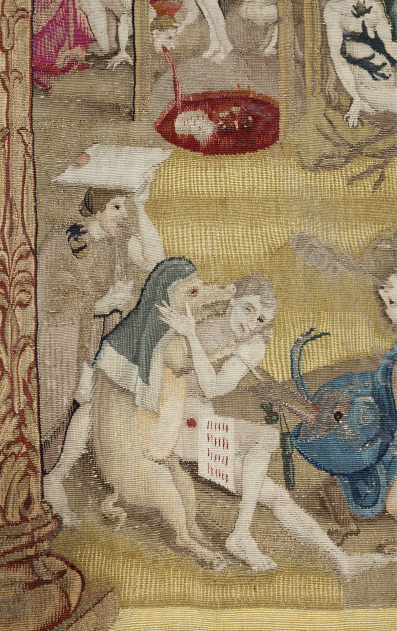 Il giardino delle delizie terrene, ca. 1560 (arazzo) da Hieronymus (after) Bosch