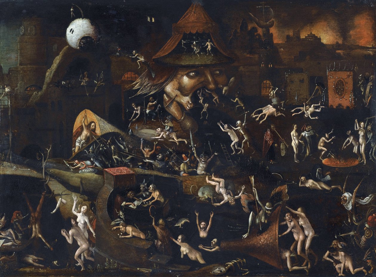 Discesa agli Inferi da Hieronymus (school of) Bosch
