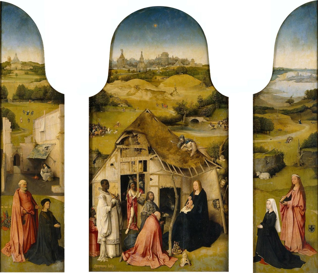 Adorazione dei Magi, Interno (San Pietro con donatore, Adorazione dei Magi, Sant