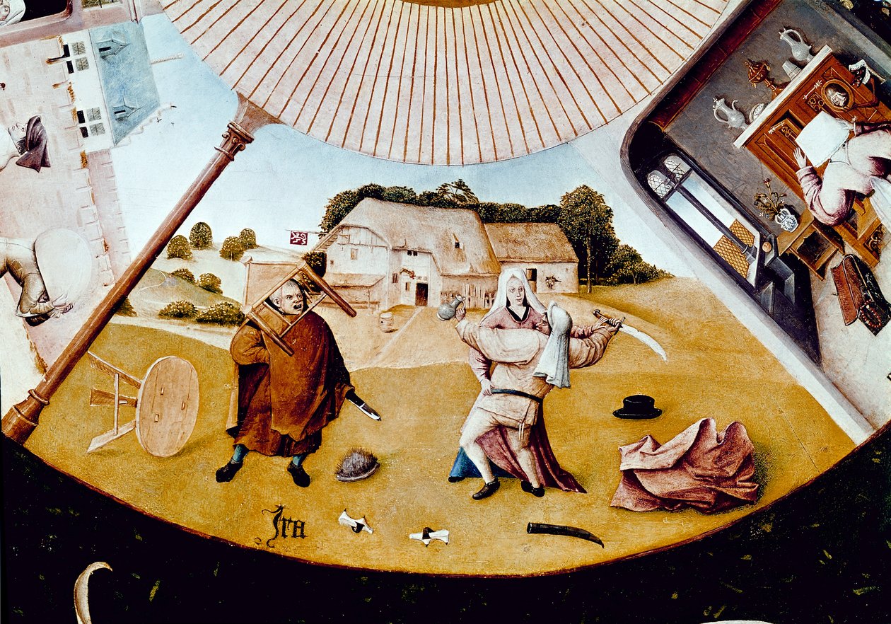 Ira (dettaglio) da Hieronymus Bosch