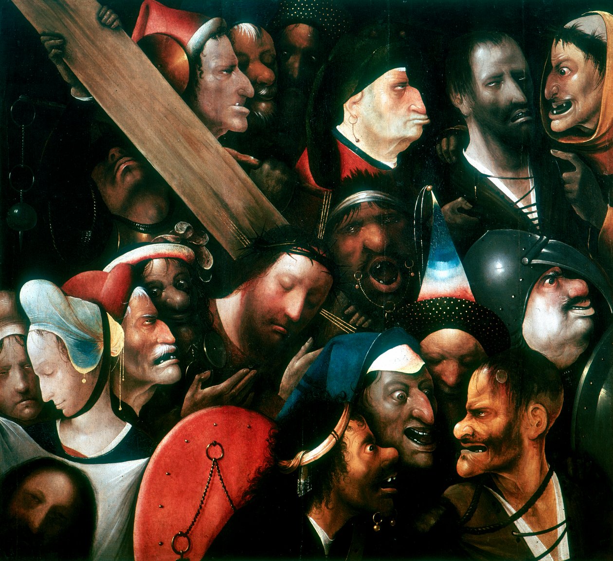 Portare la croce da Hieronymus Bosch