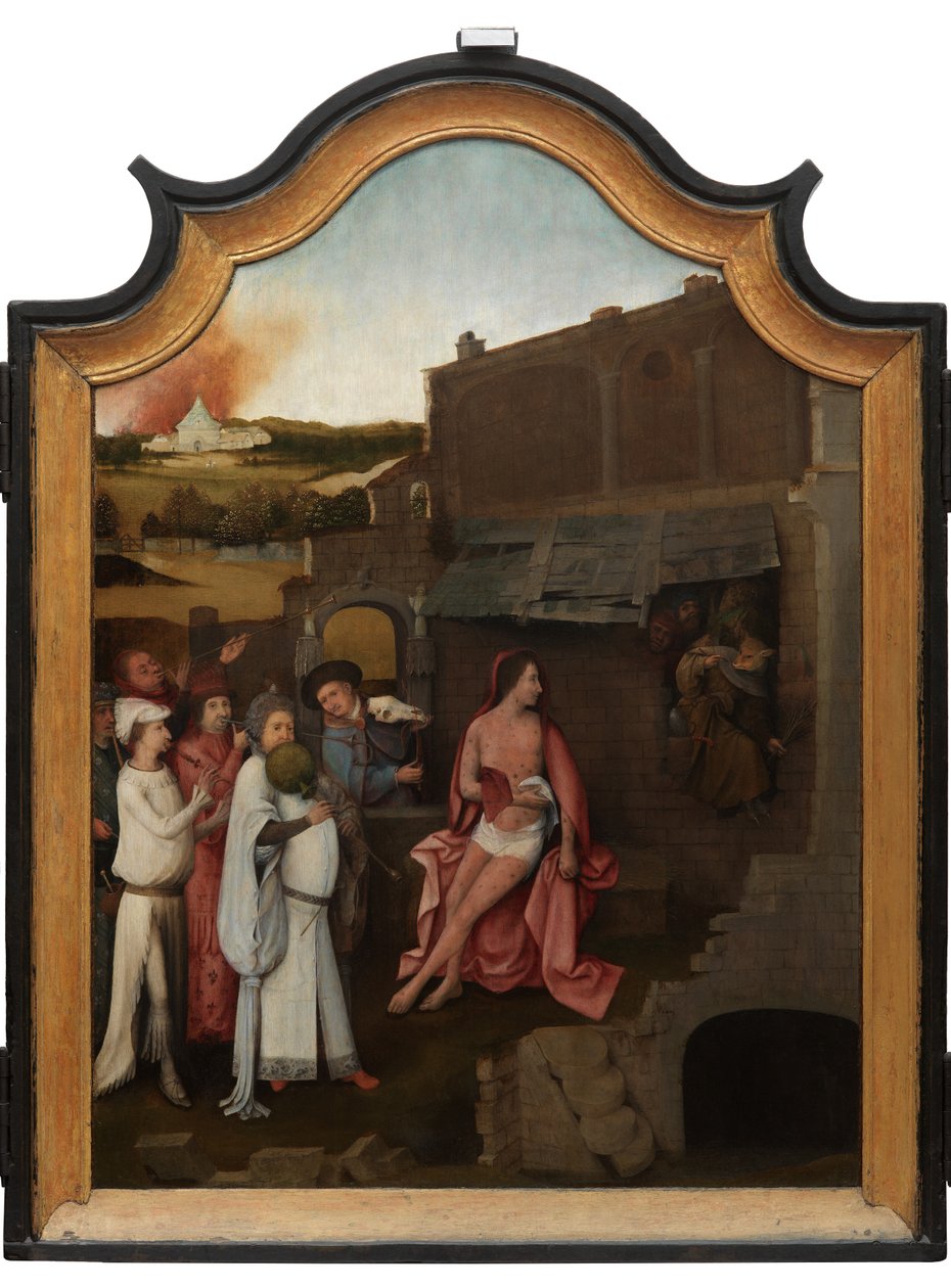 Pannello centrale del Trittico di Giobbe, c.1500-24 da Hieronymus Bosch