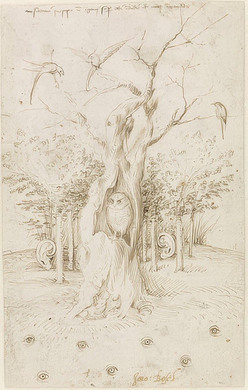 Il campo ha occhi, il bosco ha orecchie da Hieronymus Bosch