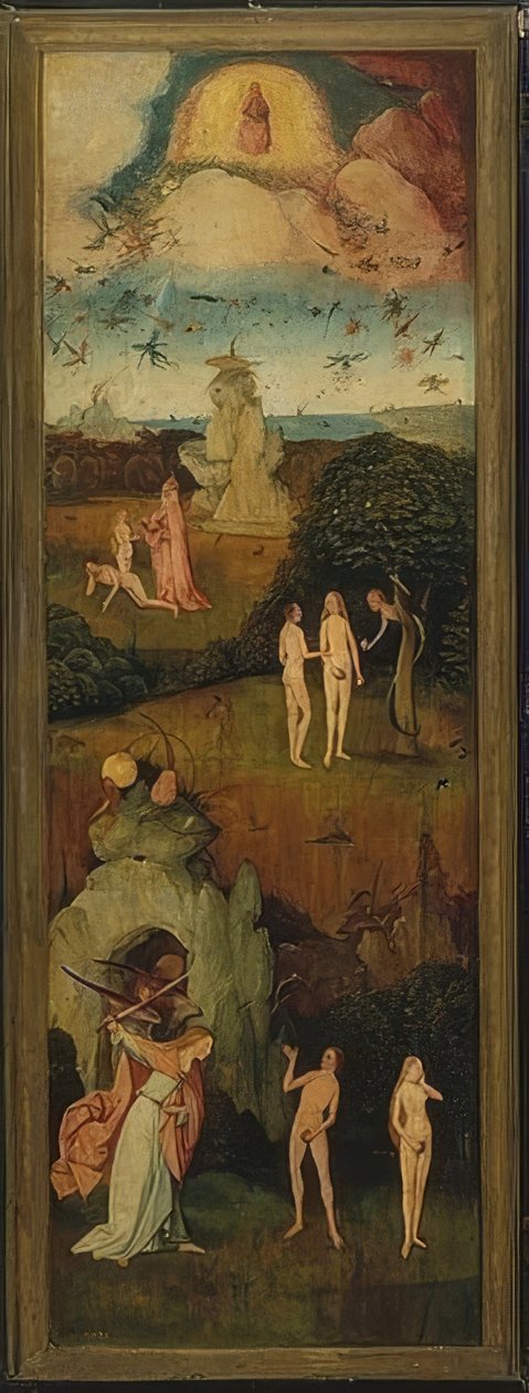Il carro di fieno (Trittico). Pannello sinistro. Circa 1515 da Hieronymus Bosch