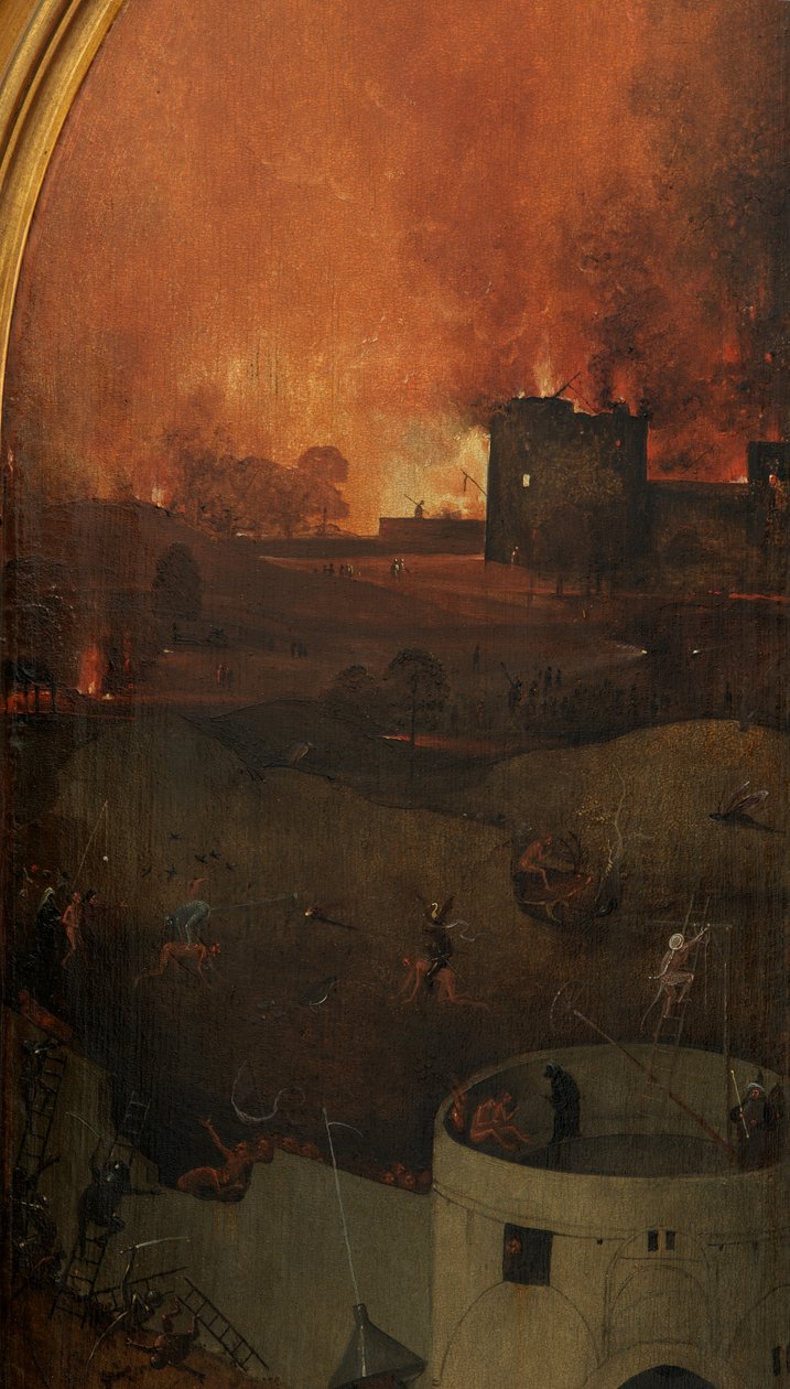 (dettaglio) Pannello destro del Giudizio Universale da Hieronymus Bosch