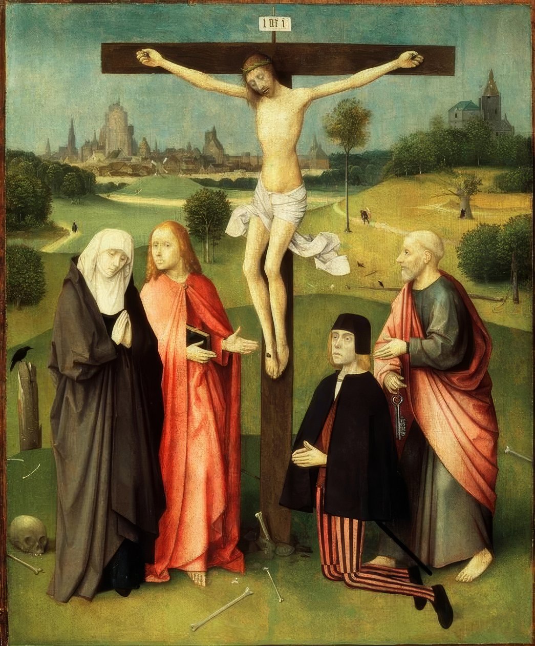 La crocifissione da Hieronymus Bosch