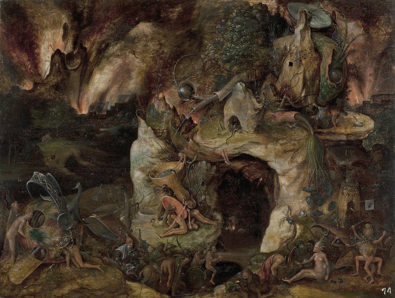 Paesaggio infernale da Hieronymus Bosch