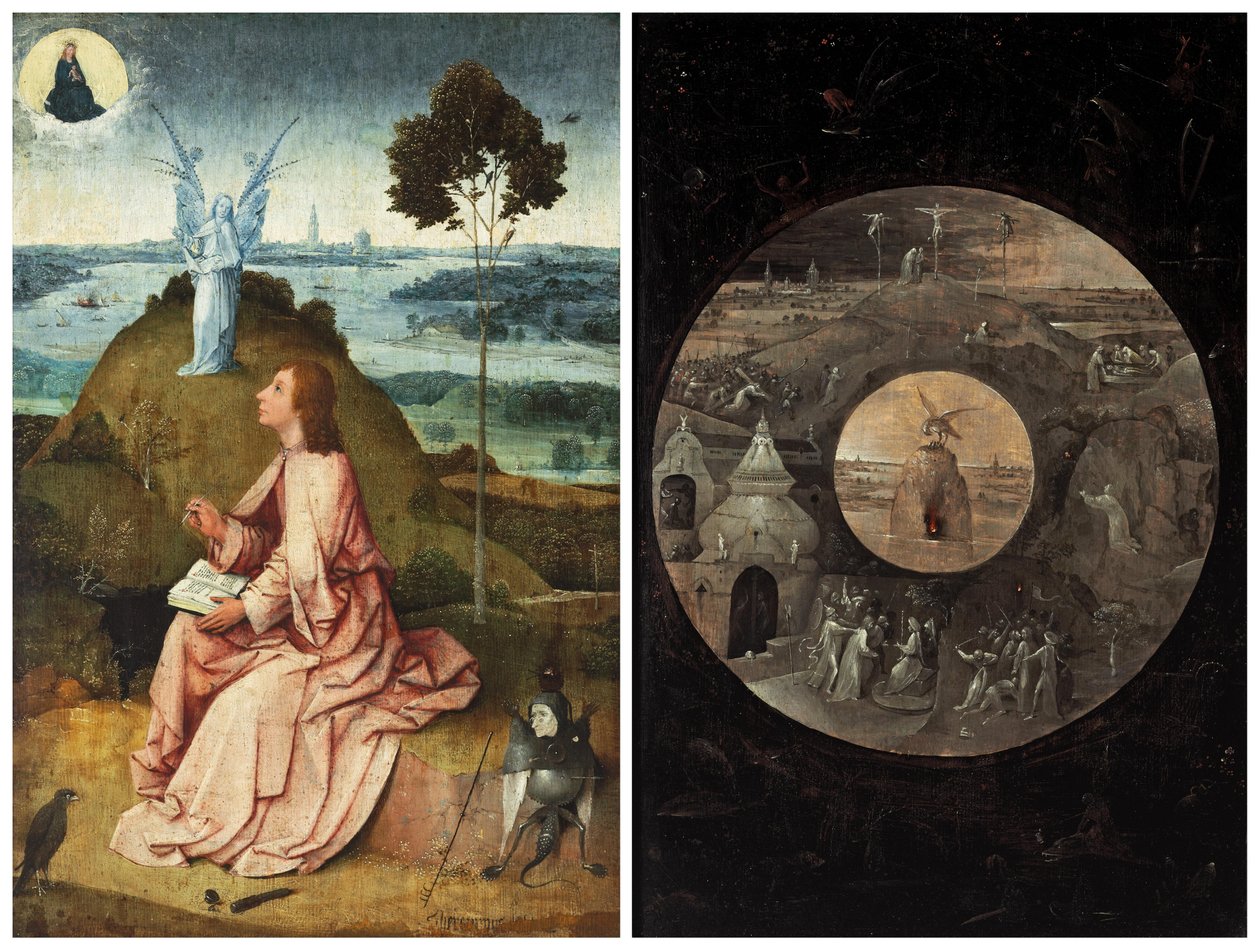 Giovanni a Patmos / Scene della Passione di Cristo da Hieronymus Bosch