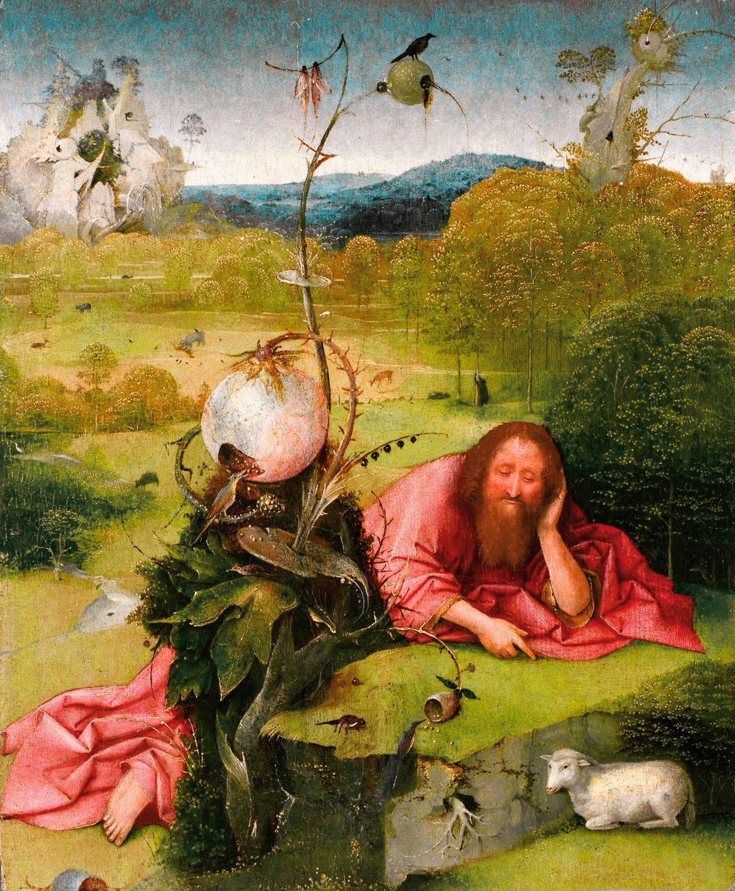 San Giovanni Battista nel deserto, fine XV secolo da Hieronymus Bosch
