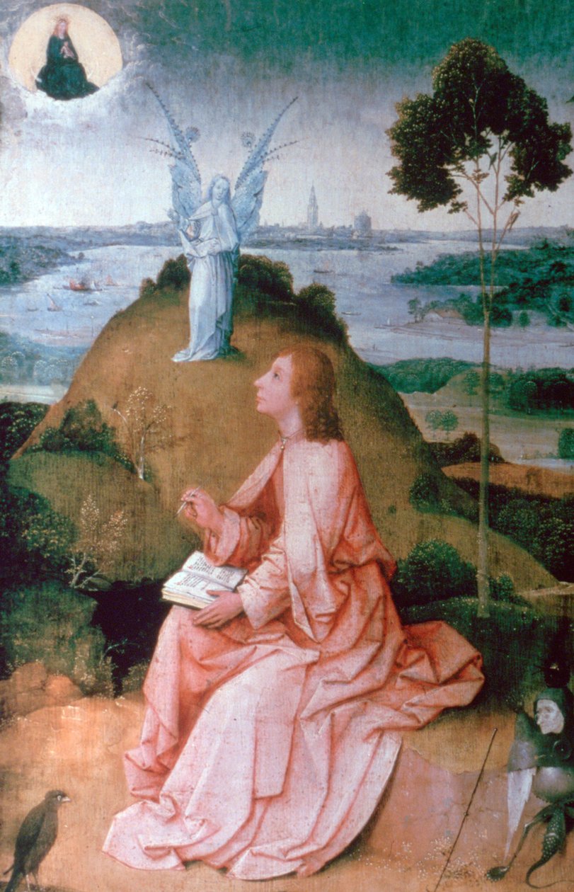 San Giovanni Evangelista a Patmos, 1504-1505 da Hieronymus Bosch