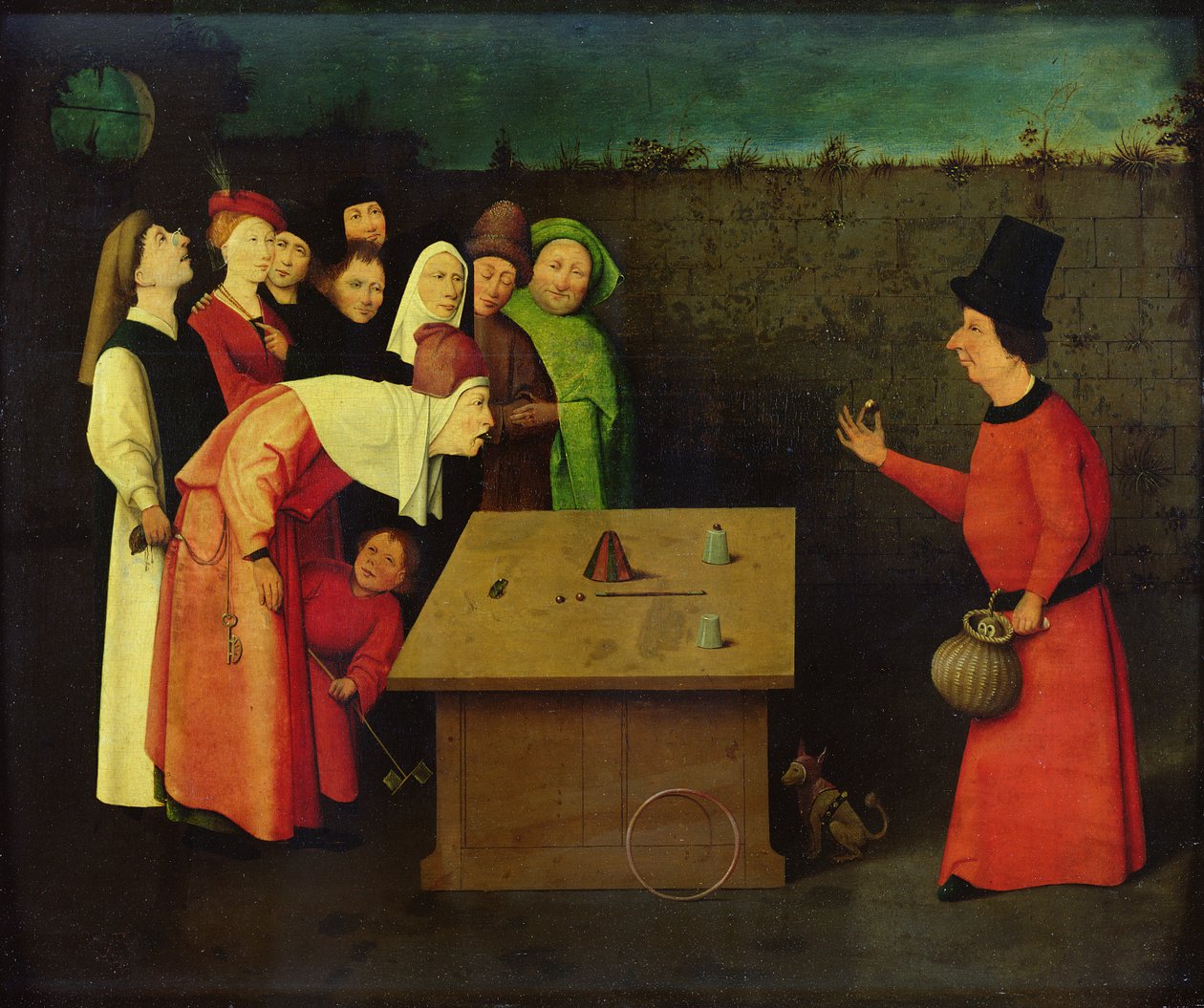 Il mago (pre-restauro) da Hieronymus Bosch
