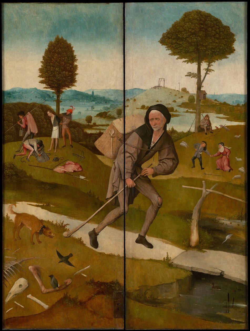 Trittico di Haywain, 1516 circa (esterno) da Hieronymus Bosch