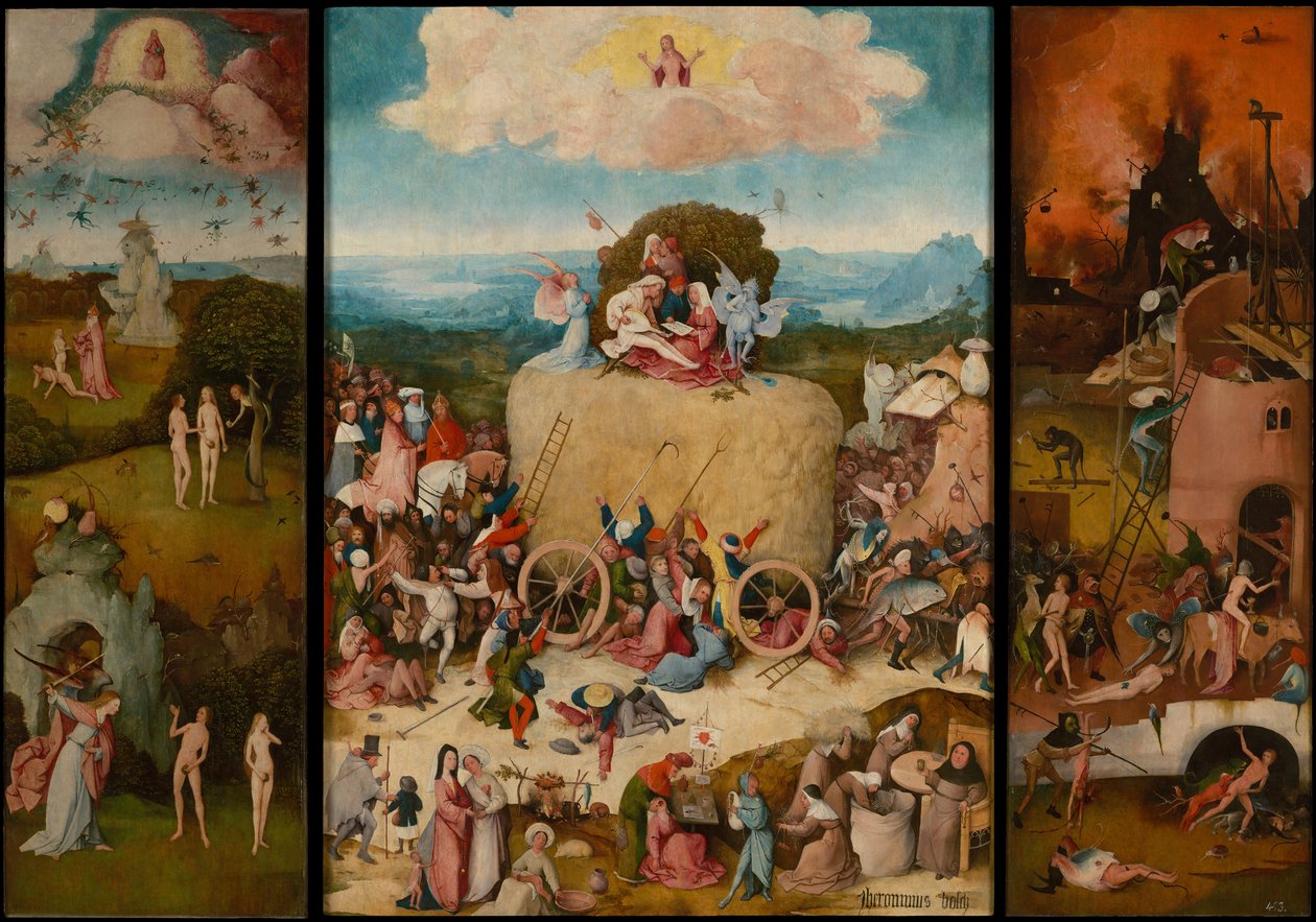 Trittico di Haywain, 1516 ca. da Hieronymus Bosch