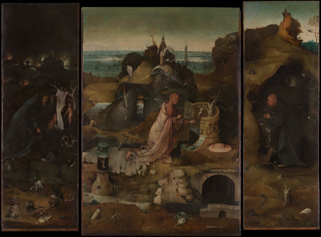 I santi eremiti, 1493 ca. da Hieronymus Bosch